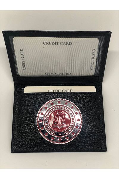 Trendcüzdan JUSTICE LEGALITY IDENING CARD HOLDER GENUINE LEATHER