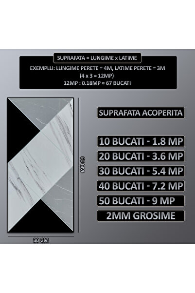 NEXTLY Σετ 20 αυτοκόλλητων ταπετσαριών απομίμησης μαρμάρου, αδιάβροχες, ρυθμιζόμενες, ισχυρές, κολλητικές, ελαφριές