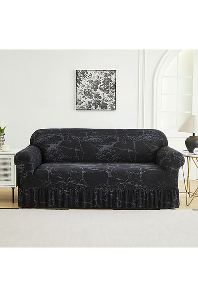 Choice 1 Seater Color 2 1 PC Prints Sofa Cover with Skirt Full Coverage Elastic Sofa Cover decorate the Sof