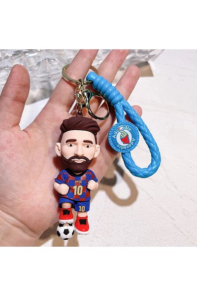 Hot Toys 4 New Cross border Creative Cartoon Character Messi Keychain Pendant Bag Car Keychain Accessories G.
