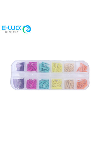 Choice صندوق واحد يحتوي على 240 قطعة من أسافين الأسنان المركبة بين الأسنان، أ...