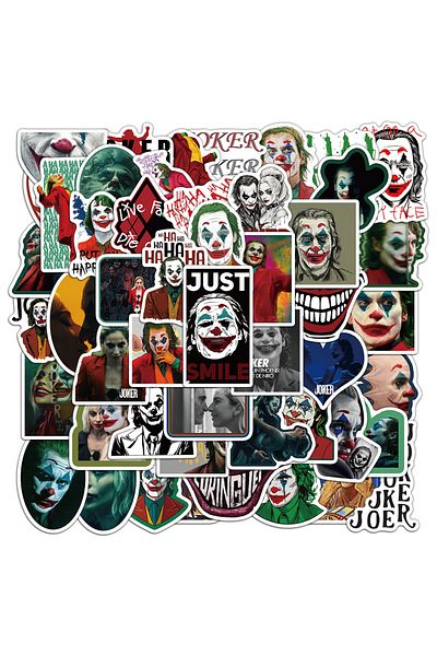 Choice 50pcs 50pcs Joker Sticker Art Exquisite Art Handbook Material Phone Case Laptop Luggage Waterproof S