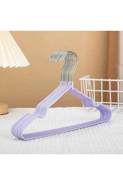 Choice مجموعة من 10 شماعات ملابس أطفال مطلية بطبقة غير قابلة للانزلاق، شماعات...