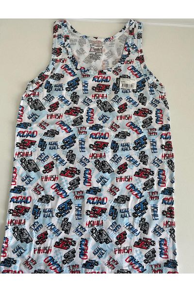 H&S STORE Boy's 6-Pack Tank Top Patterned Fun and Comfortable