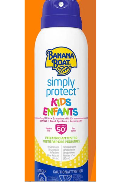 Banana Boat Simply Protect Kids Enfants 50 Spf Sun Cream 141 ml