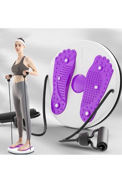 JONGO Multifunctional Waist Twisting Disc – Body Twister Board with Handles for Abs & Core Training