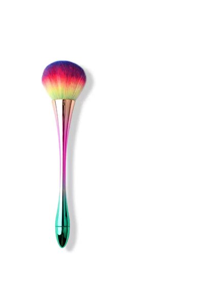 choice2 1 قطعة 1 قطعة كبيرة الحجم ناعمة ورقيقة مسحوق بريق فرشاة احترافية فرشاة تنظيف غبار الأظافر للنساء والفتيات