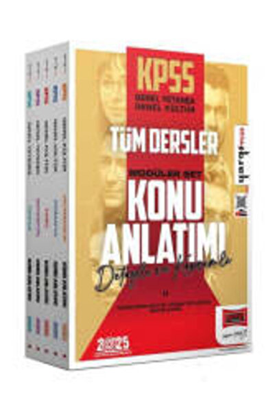 Yargı Yayınları 2025 KPSS GK-GY Konu Anlatımlı Modüler Set