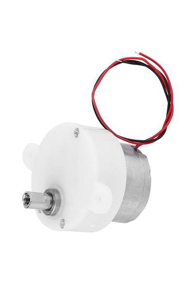 Choice Dc6v Speed Reduction Motor High Torsion Low Consumption Plastic Geared Motor 5rpm Dc Motor