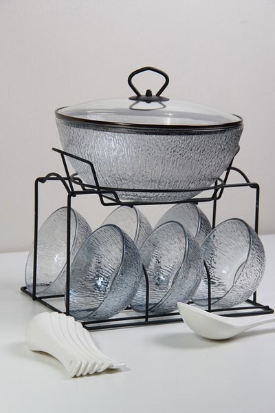 Generic Soup pot set with serving bowls