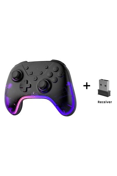 Choice RGB With Receiver Aolion Wireless Controller For Nintendo Switch Controller Pro Gamepad Turbo Functi