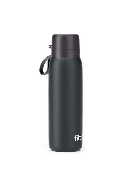 FILTRO Thermos with activated carbon cartridge, THERMO PURE 740 CB, double wall with vacuum, optimal sealing 12 hours