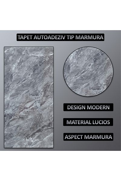 NEXTLY Set 30 X Tapet Autoadeziv Imitatie Marmura , Waterproof, Ajustabil, Adeziv Puternic, Usor