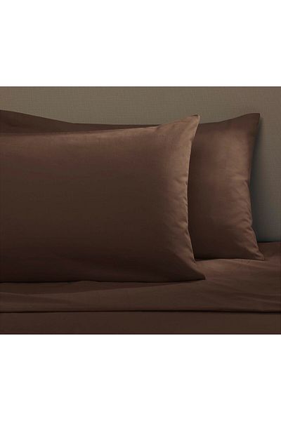 Kotonia Home Set de 2 fețe de pernă Kotonia Home Hotel, 100% bumbac, culoare Olandina, dimensiune 50x70 cm, maro