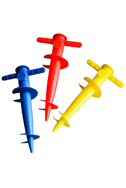 Choice قطعة واحدة من قاعدة المظلة البلاستيكية القابلة للتعديل، أدوات تثبيت لل...