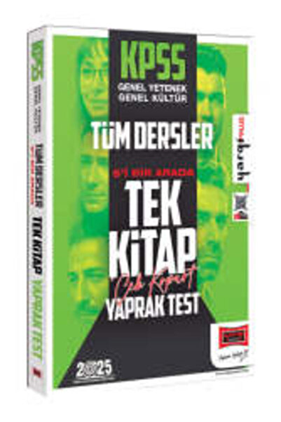 Yargı Yayınları 2025 KPSS GK-GY Tüm Dersler 5i Bir Arada Tek Kitap Çek Kopart...