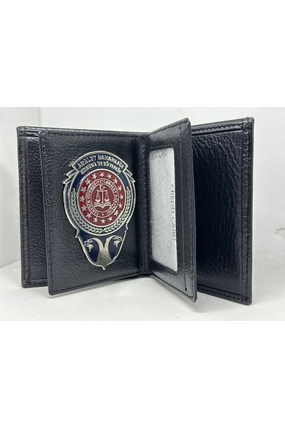 Trendcüzdan Ministry of Justice Protection and Security Wallet Genuine Leather