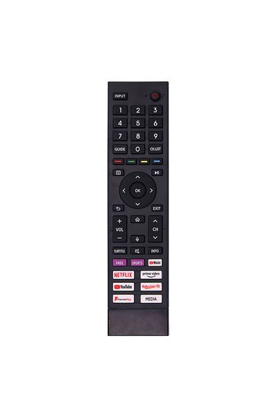 Choice black Replacement ERF3A80 New Infrared Remote Control For Hisense 4k UHD TV With Shortcut Buttons -