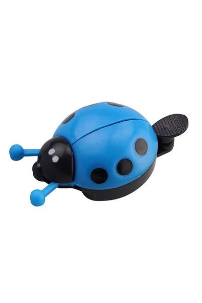 Choice blue Ladybug shaped bicycle bell plastic bicycle bell loud sound suitable for children adults sp