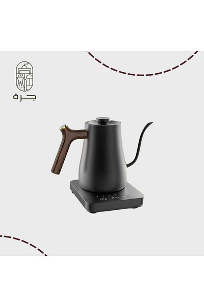 Jarrah Jar 800ml Black Wooden Handle Kettle