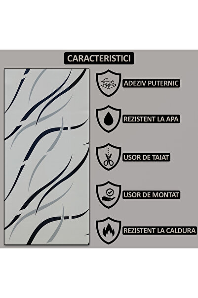 NEXTLY Set 10 X Tapet Autoadeziv Imitatie Marmura , Waterproof, Ajustabil, Adeziv Puternic, Usor