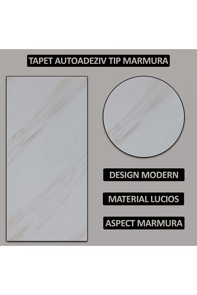 NEXTLY Set 20 X Tapet Autoadeziv Imitatie Marmura , Waterproof, Ajustabil, Adeziv Puternic, Usor
