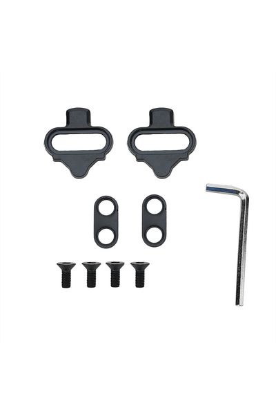 Choice Black Mountain Bike Shoes Cleats MTB Cleats Multi-Release Spd Pedal Cycling Shoes Clips Set Bicycle