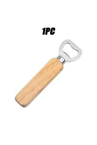 Choice 1PCS 1-20PCS Wooden Bottle Opener Beer Can Opener Household Kitchen Bar Tools for Home Handle Handhe