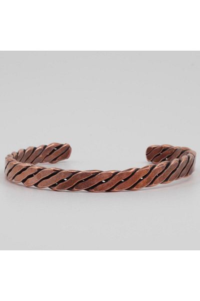 ANTEPSEPETİ Copper Vintage Twist Bracelet