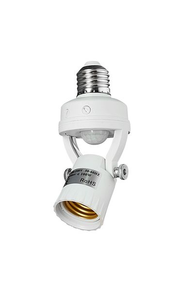 Choice e27 E27 E26 PIR Motion Sensor lamps holder 110-240V Detector Base Light Switch With Light Control S