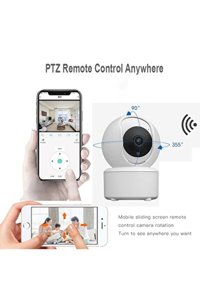 Choice1 EU Plug 1080P Standard Security Protection PTZ WIFI Camera Wireless Auto Tracking Cctv IP Video Surv