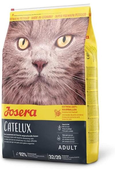 JOSERA CATELUX DRY FOOD WITH DUCK AND POTATOES FOR HAIRBALL 400 G