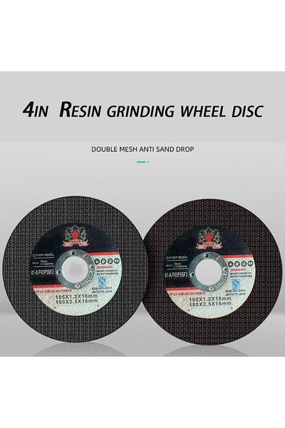 Choice 1.2mm 105mm 16mm Metal Cutting 10 Pcs 4 Inch 105mm Metal Cutting Disc Resin Grinding Wheel Disc For