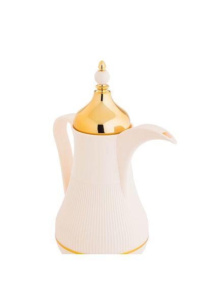 Alaska Alaska Beige with Gold Dallah Thermos 1L