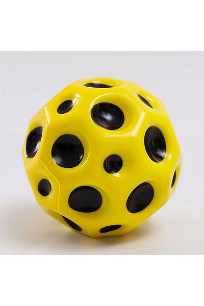 Choice 1pc Yellow Perforated Ball Foam Moon Ball Bouncing Ball Practical Hole Ball Soft Bouncing Ball Bounc