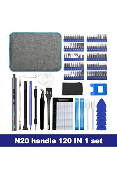 Choice12 مجموعة مفكات براغي كهربائية دقيقة 120 في 1، مجموعة أدوات كهربائية قا...