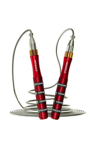 Choice T20-red Self-locking Bearing Skipping Rope, Suitable For Human Aerobics, Aluminum Alloy Handle, Adju