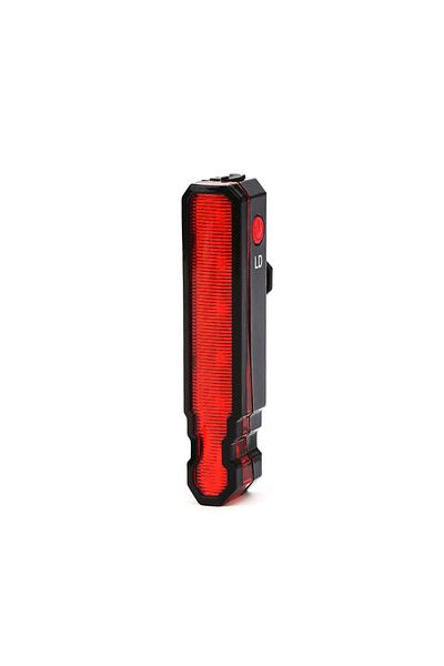 Choice 1 Piece Taillight Multi-functional Bike Red Taillight USB Rechargeable Back Seat Safety Warning Lig