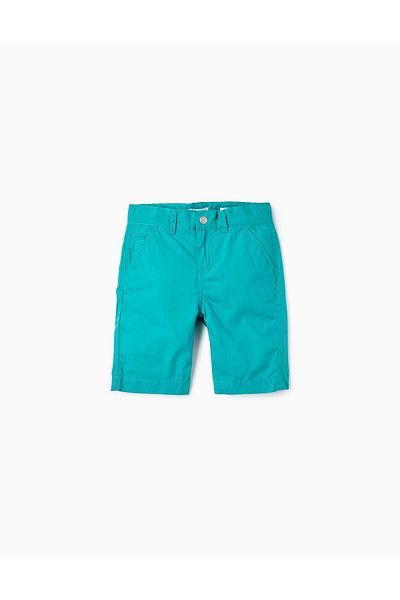 Ziddy Cotton Chino Shorts for Boys 'Midi', Green