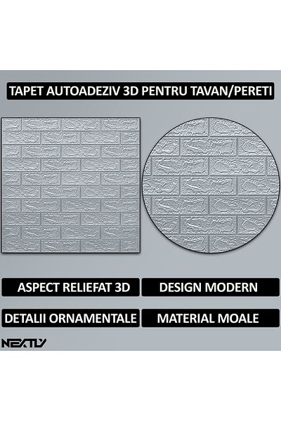 NEXTLY Set of 30 x 3D NEXTLY self-adhesive wallpaper, for ceiling/wall, 15.9MP, 70x77 cm, code 2