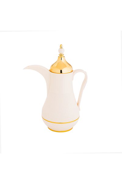 Alaska Alaska Beige with Gold Dallah Thermos 1L