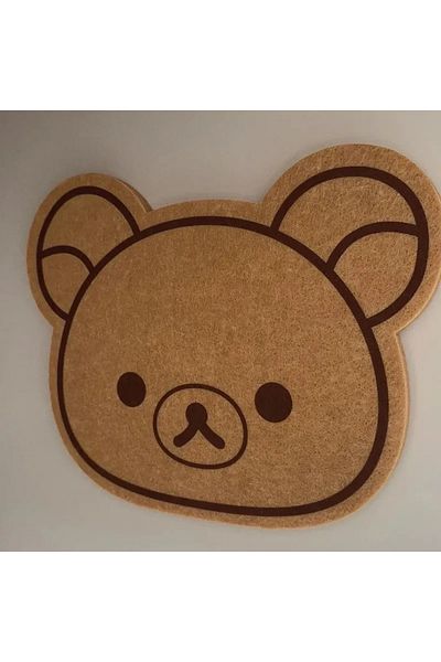 Choice Rilakkuma Rilakkuma Felt Board Cartoon Non-slip Bedroom Thickened Bear Wall Sticker Message Board Co