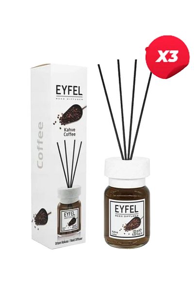 NIVEA Eyfel Black Coffee aroma room air freshener with sticks, 120ml X3
