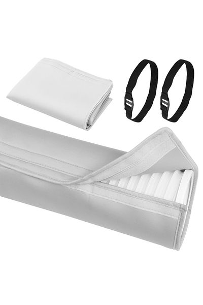 Choice Gray Air Conditioner Hose Protection Cover Insulated Ac Hose Duct Vent Cover Easy Installation For M