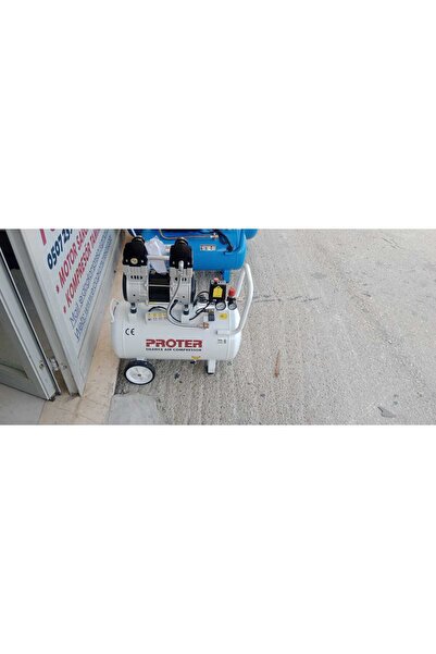 Proter 1,5 Hp Uyumlu 50 Lt Kompresör Sessiz Yağsız