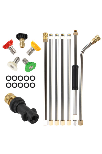 Choice1 1set Gutter Cleaning Tool Pressure Washer - Extension Wands, Roof Cle...