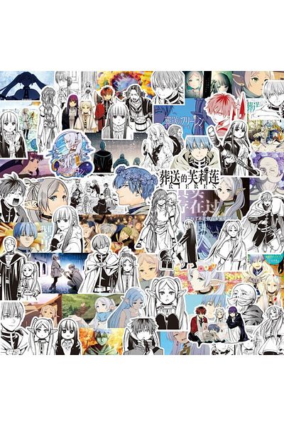 Choice Dmtz871-75pcs 75pcs Frieren: Beyond Journey's End Graffiti Sticker Luggage Notebook Water Bottle Car