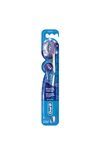 Oral-B اورال بي فرشاة أسنان ثري دي وايت - ناعمة
