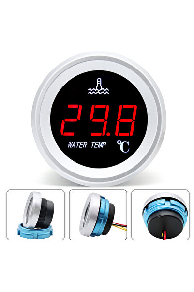 Choice AD 12V مقياس درجة حرارة الماء الرقمي العالمي الإلكتروني LED 120 درجة مئوية مع 10 مم درجة حرارة الماء ...