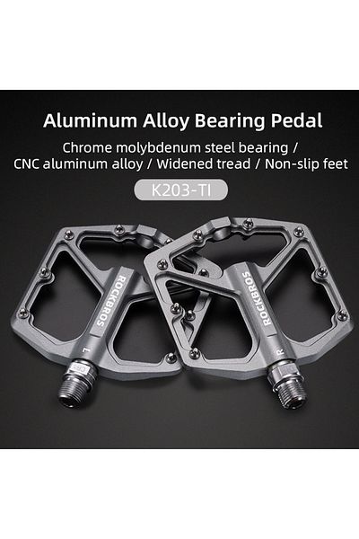 Choice K203-ti Rockbros Mtb Cycling Ultralight Pedal Bike Bicycle Sealed Du Bearing Pedals Aluminum Alloy C